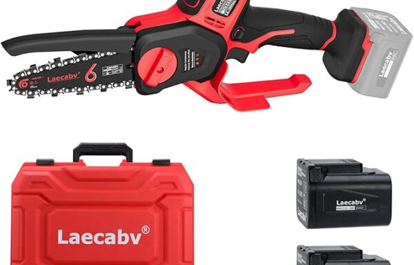 Laecabv 6 Inch Mini Motosega Elettrica
